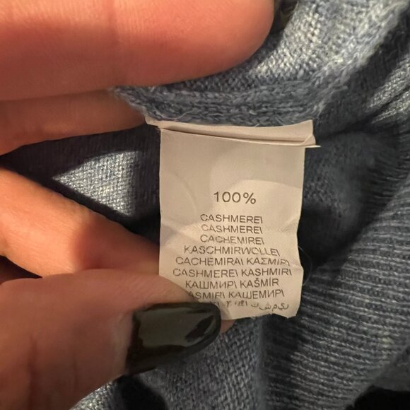 MENS BRUNELLO CUCINELLI CONTRAST CASMHERE SWEATER SZ 50 / LARGE - Picture 5 of 7